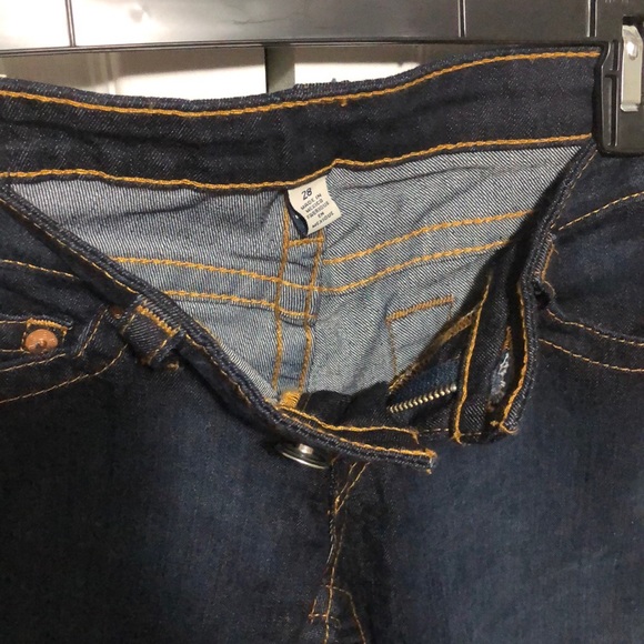 True Religion Straight dark blue jeans, size 28 , - Picture 5 of 7